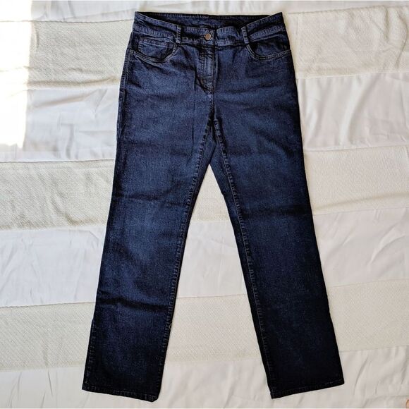 EILEEN FISHER Five Pockets Blue mid rise Jeans - Picture 1 of 8